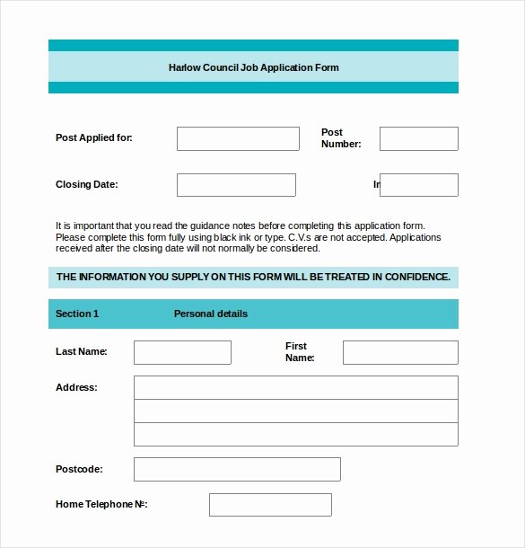 Application form Templates – 10 Free Word Pdf Documents