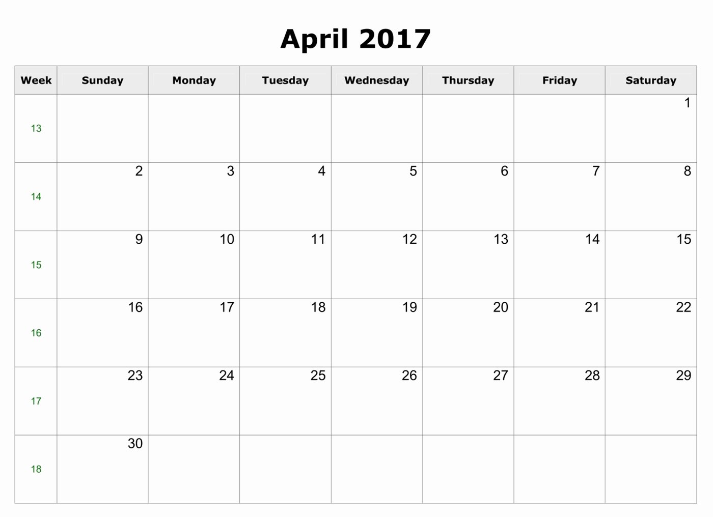 2017 Calendar Excel Template | Letter Example Template