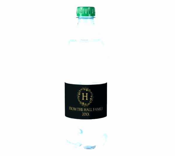 Aquamarine Water Bottle Label Use This Template Mineral