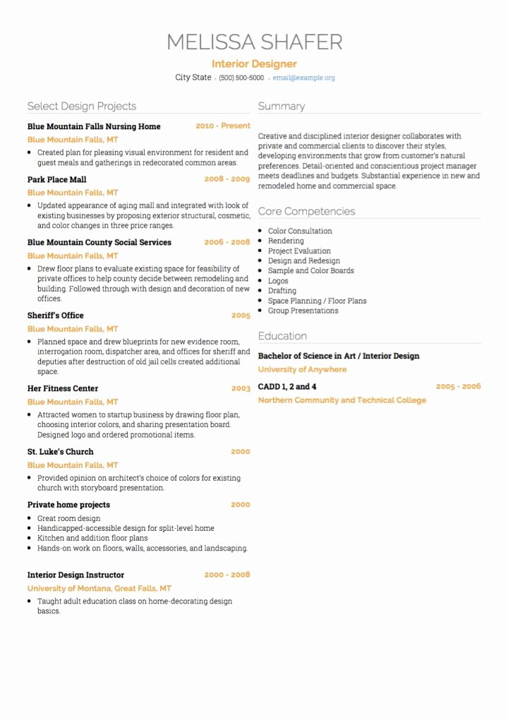 Artist Cv Examples and Template