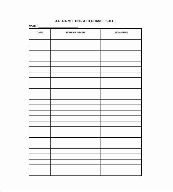 Attendance Sheet Template 12 Free Word Excel Pdf