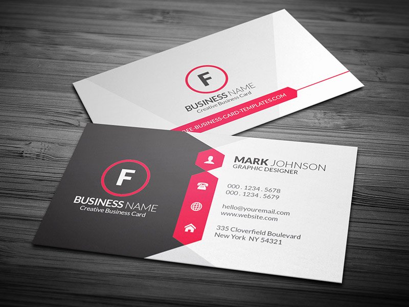 Attractive &amp; Modern Corporate Business Card Template