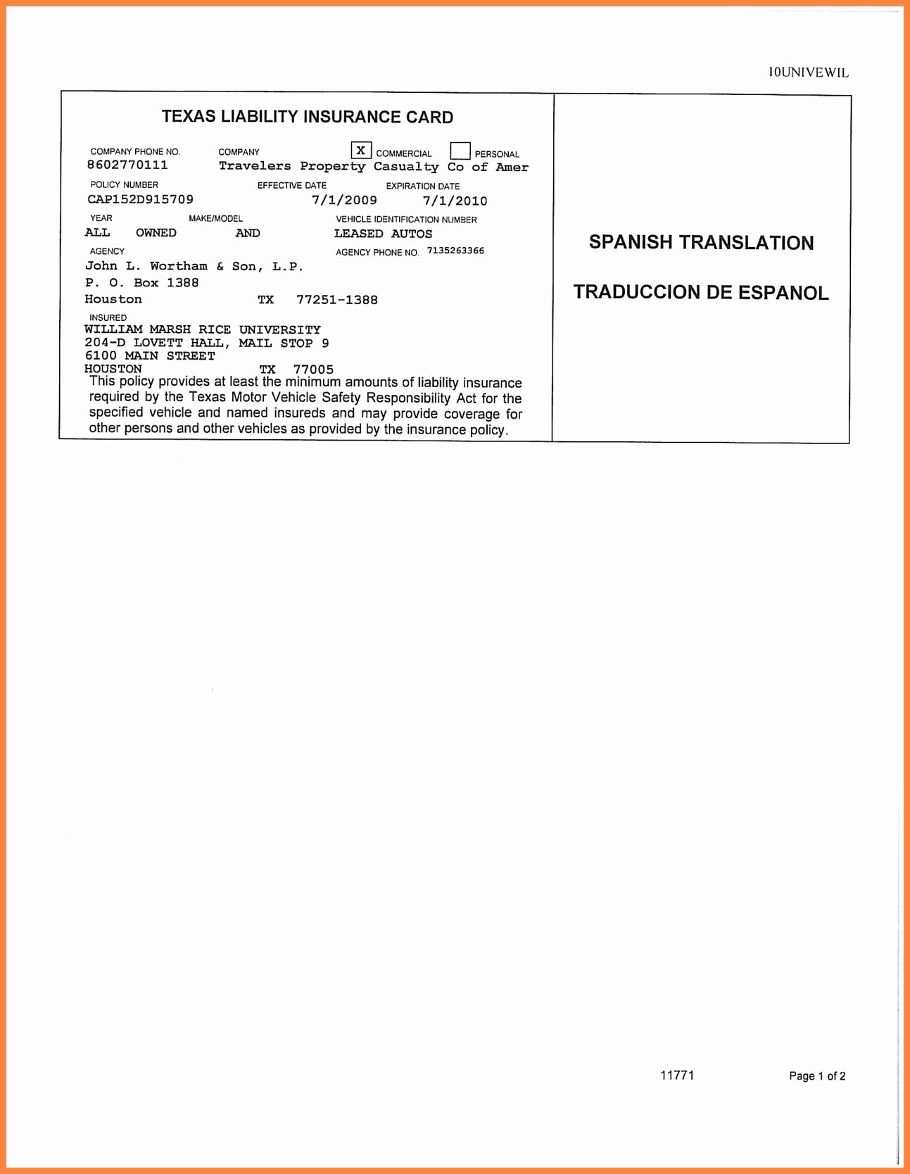 Auto Insurance Card Template Free Download Templates Data