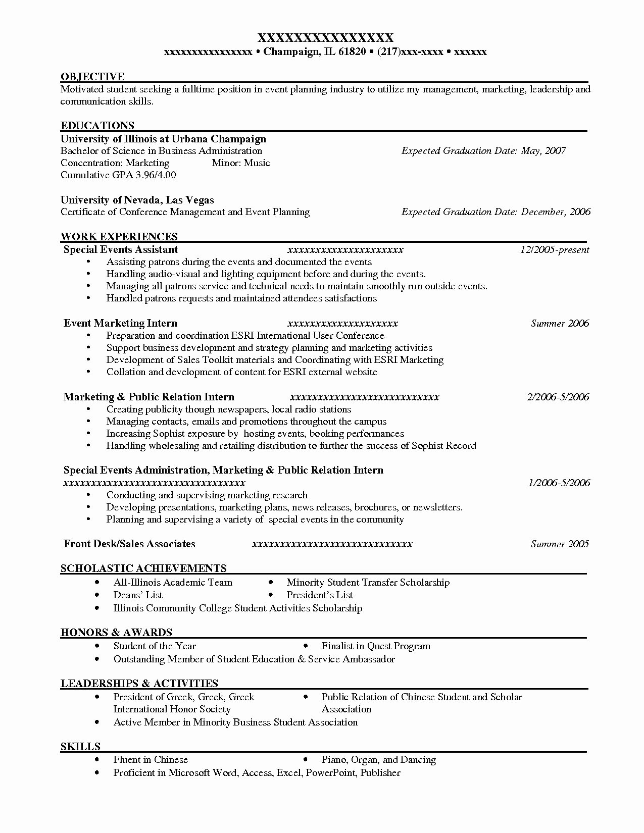 Awesome 11 Best Sample Resume Skills Profile Examples Ui