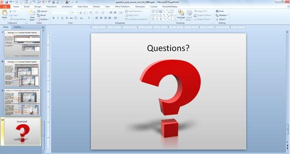 Awesome Questions &amp; Answers Powerpoint Templates