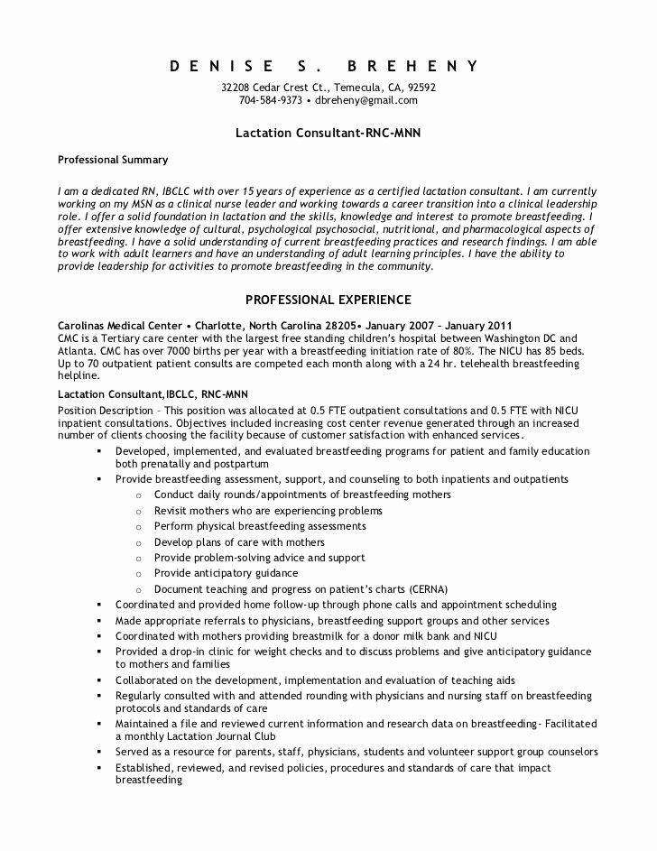 Awesome Resume Nicu Rn In Labor and Delivery Nurse Resume