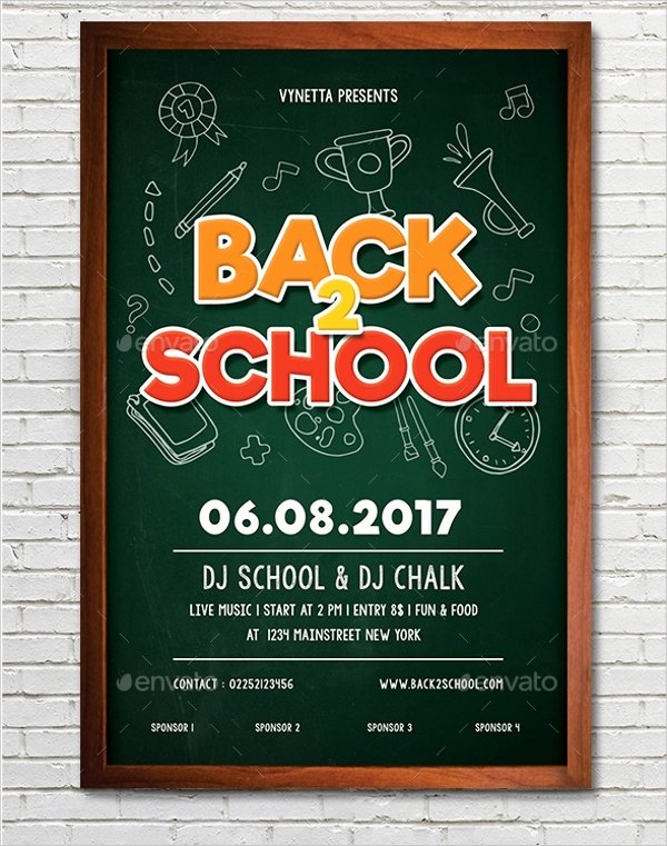 Back To School Flyer Template