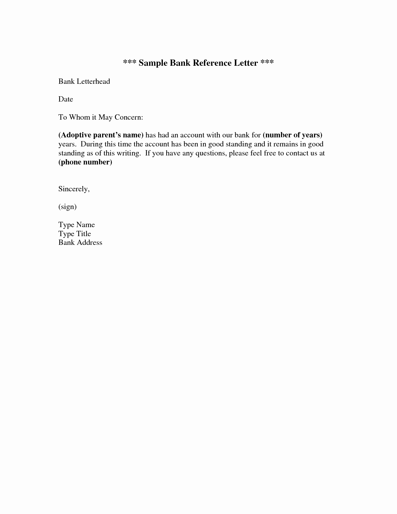Bank Reference Letter Example Mughals