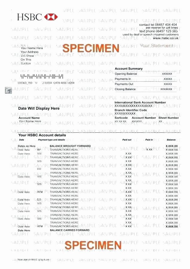 Bank Statement 8 Free Samples Examples format Sample