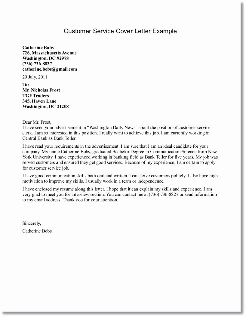 Bank Teller Cover Letter Template No Experience Lawwustl