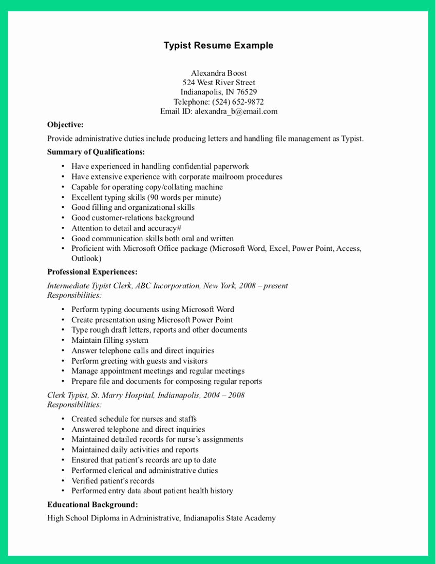 Bank Teller Job Description for Resume