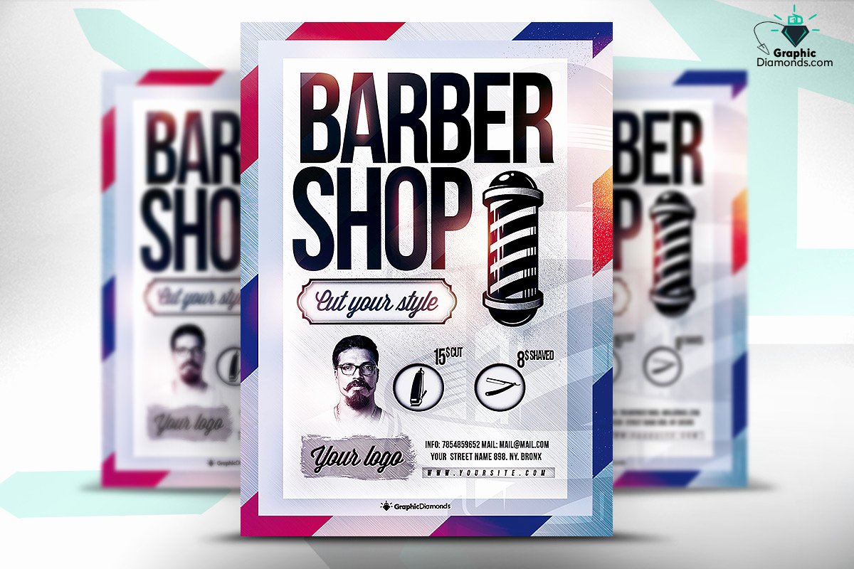 Barber Shop PSD Flyer