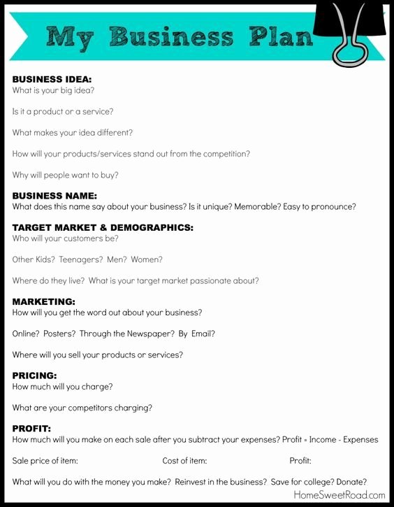 Basic Business Plan Template for Students Znalezione