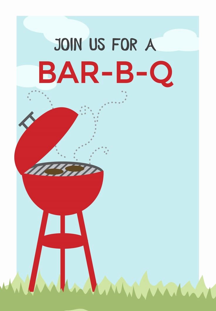 Bbq Cookout Free Printable Bbq Party Invitation Template