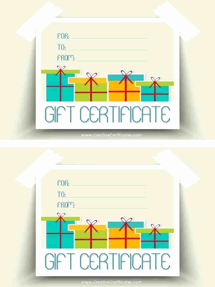 Beautiful Birthday Gift Certificate Template Word Card