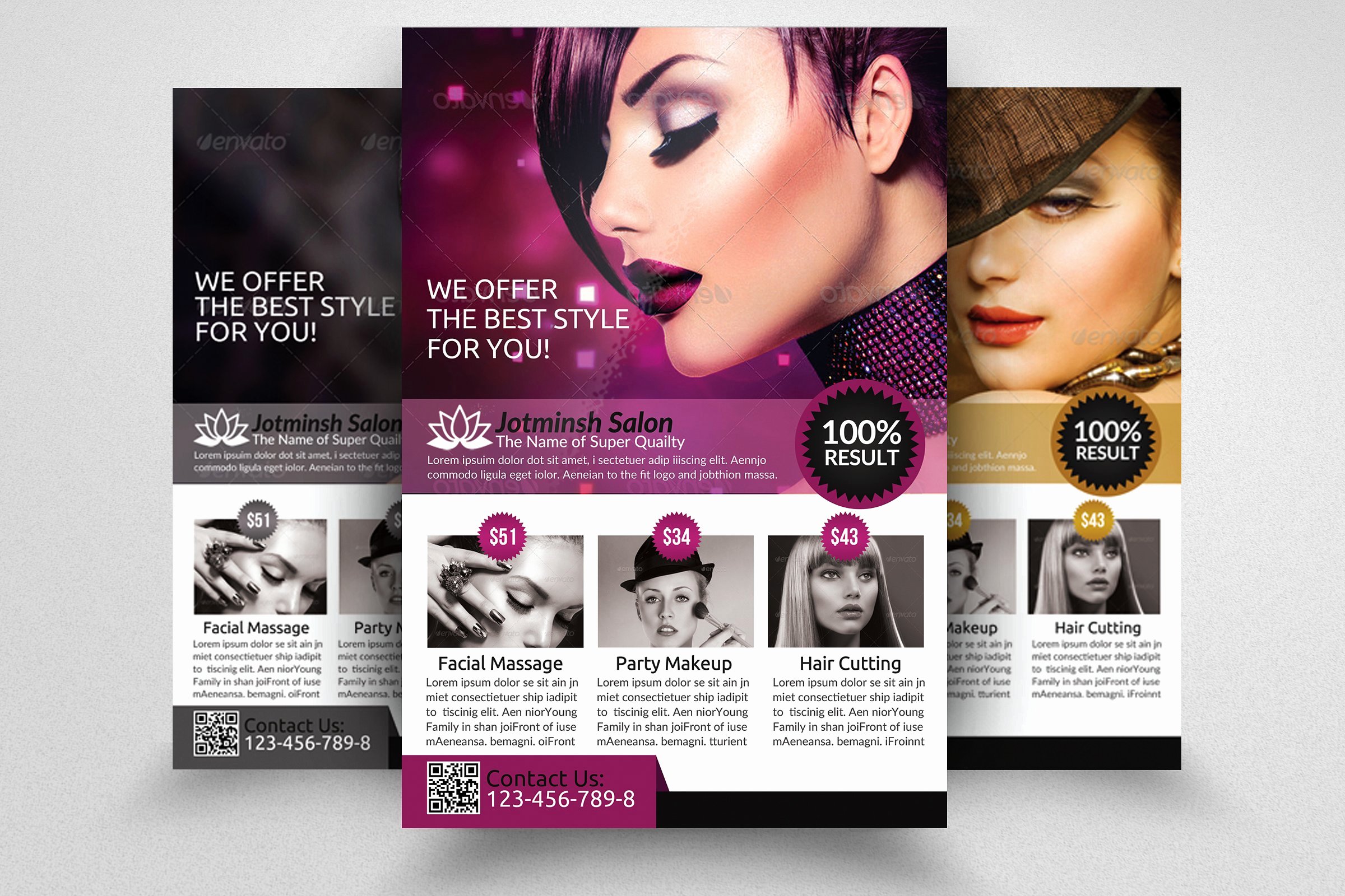 Beauty Salon Flyer Template