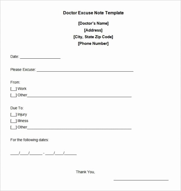 Bed Rest Doctors Note Sample Templates Resume Examples
