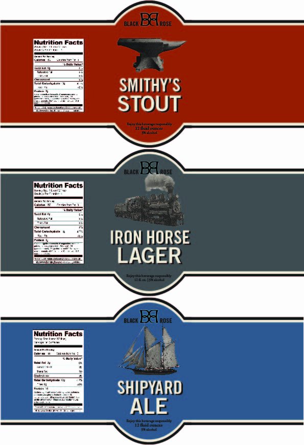 Beer Can Label Template to Pin On Pinterest