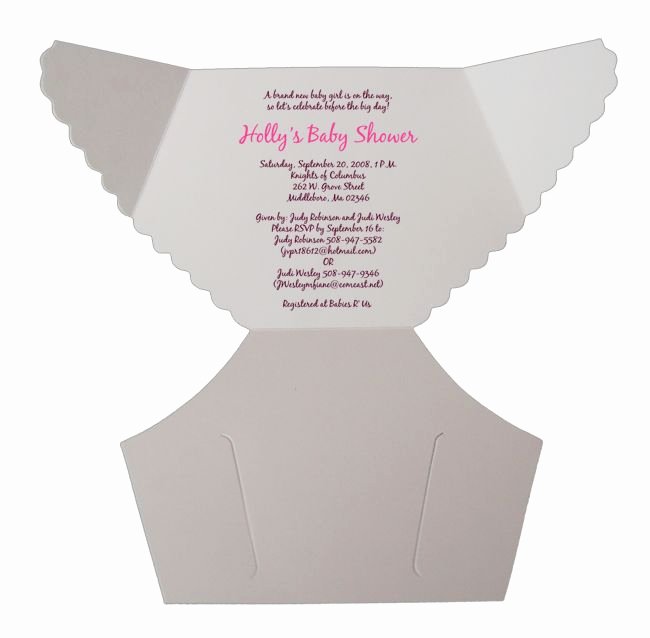 diaper invitation template