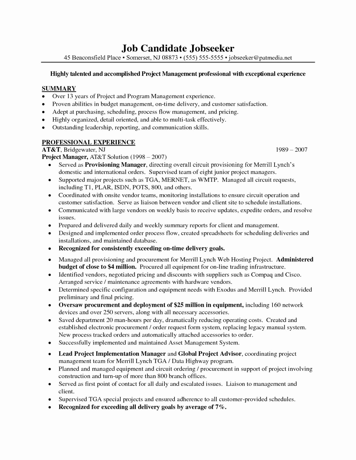 Best Font for Executive Resume Nmdnconference