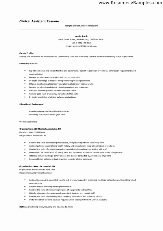 Best Medical assistant Resume Samples You Have to Write