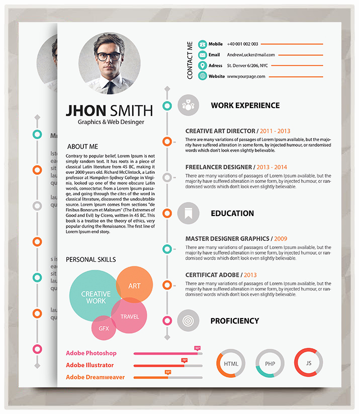 Best Professional Resume Templates Psd Ai Word Free