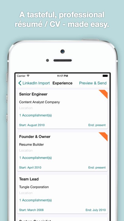 Best Resume Builder App for Ipad
