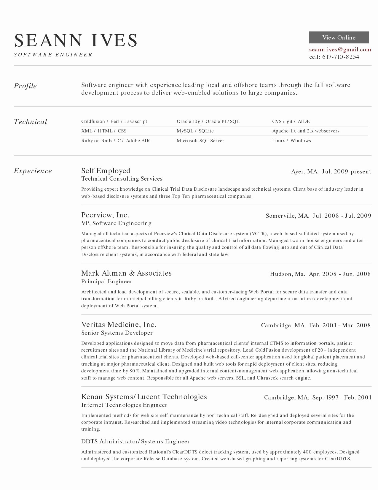 Best Resume software Template