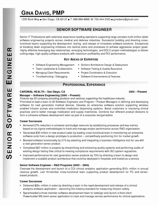 Best Resume software Template