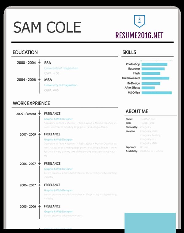 Best Resume Template 2016 that Wins