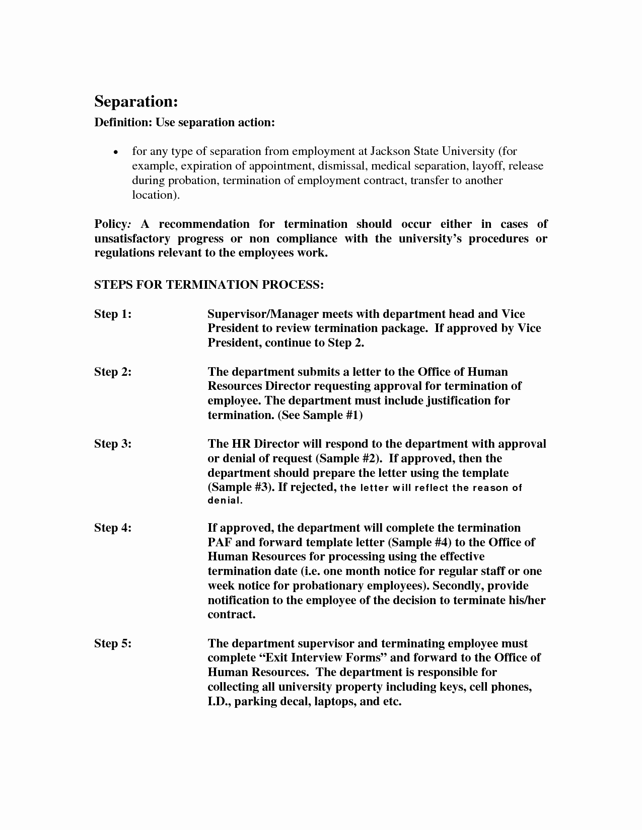Best S Of 30 Day Probation Letter Template 30 Day