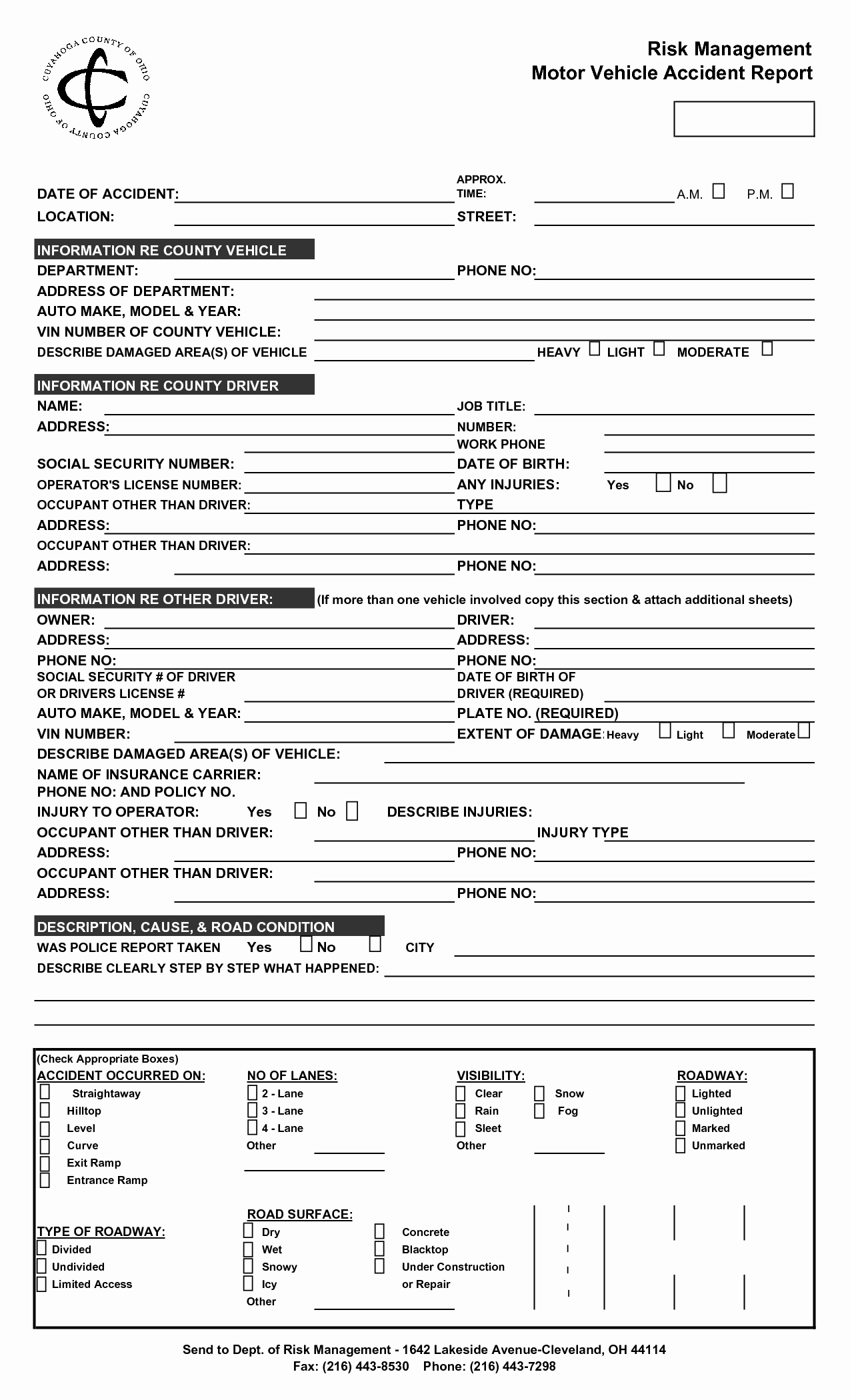 Best S Of Accident form Template In Word Accident
