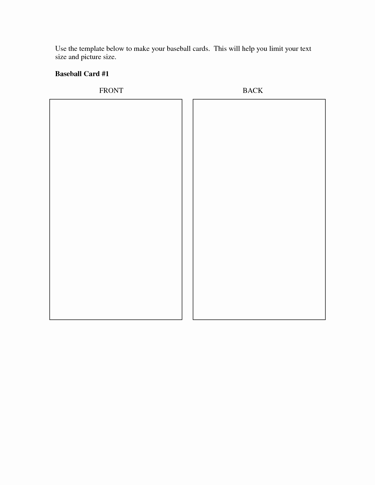 Best S Of Baseball Trading Card Template Printable