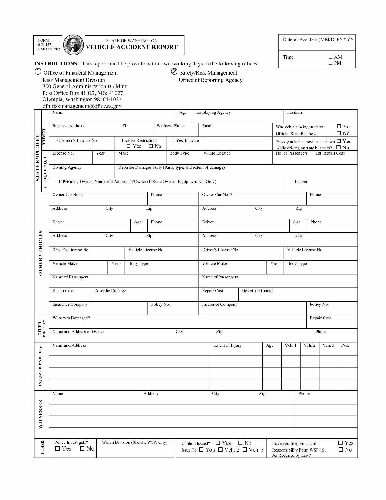 Best S Of Car Accident Report form Car Accident