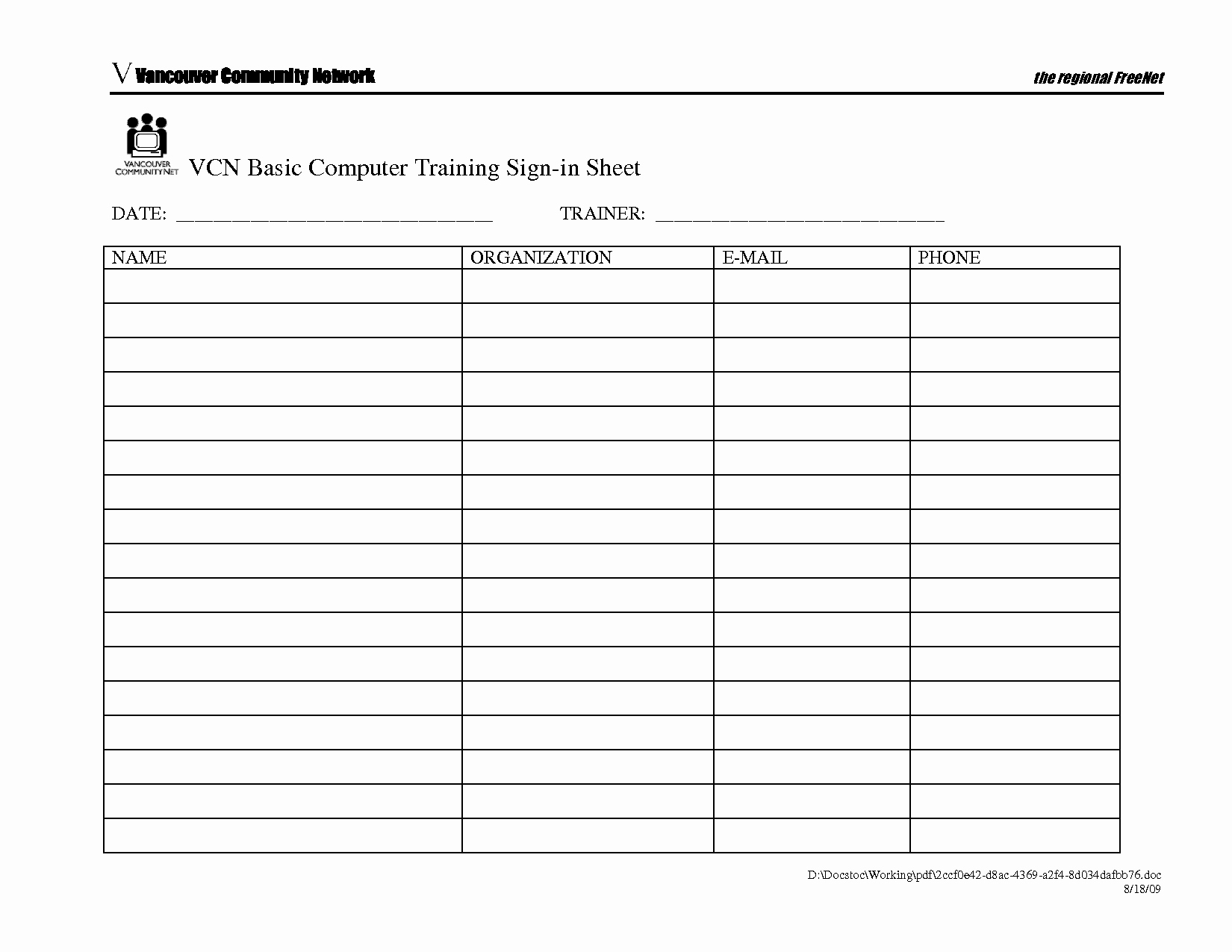 Best S Of Class Sign Up Sheet Template Safety Sign