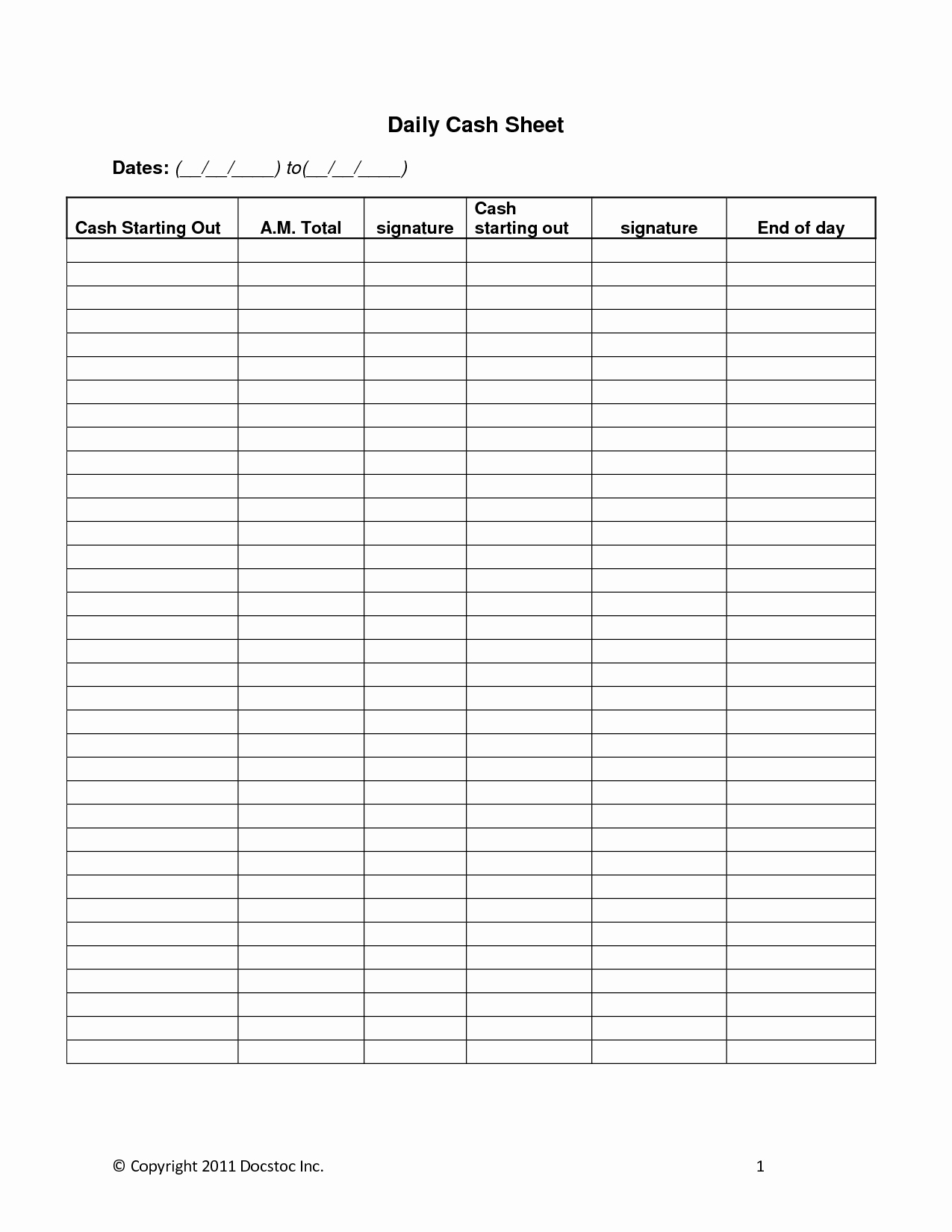 Best S Of Daily Cash Sheet Template Excel Cash