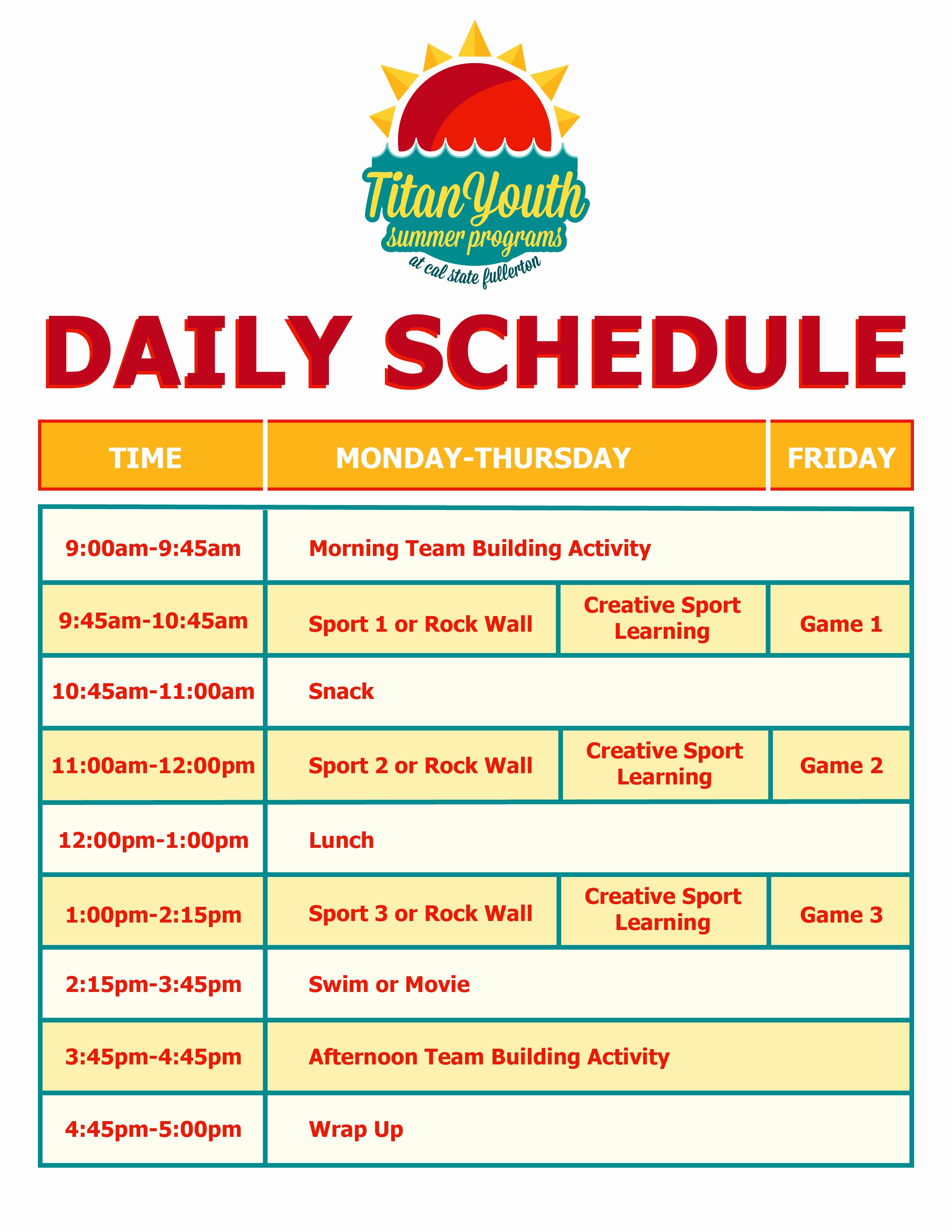Best S Of Daily Schedule Template for Teenagers