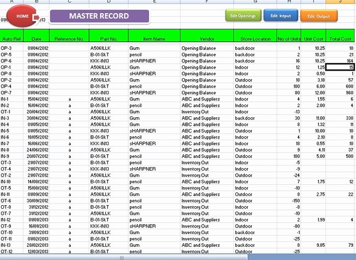 Best S Of Excel Inventory Template Excel Inventory