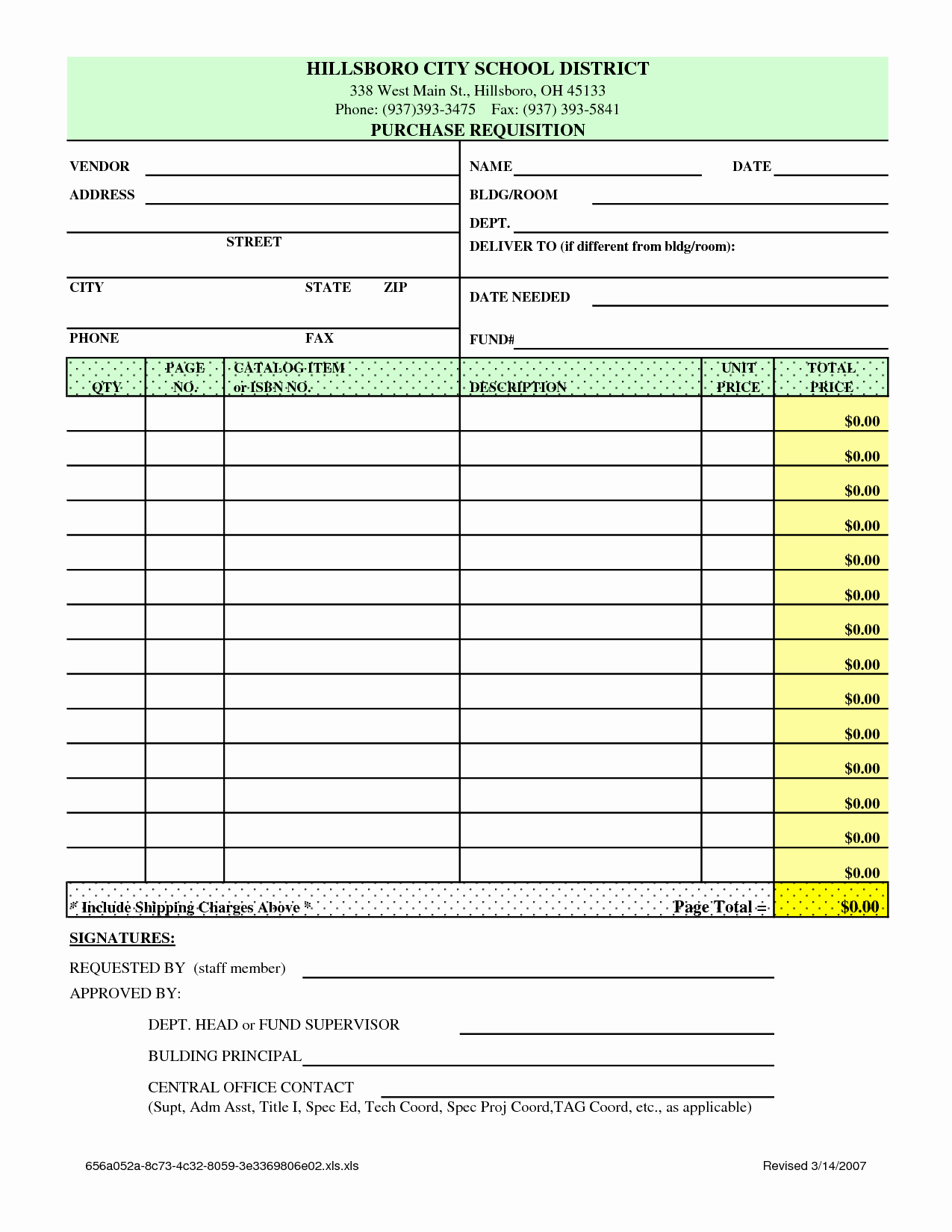 Best S Of Fice Supply Requisition form Template