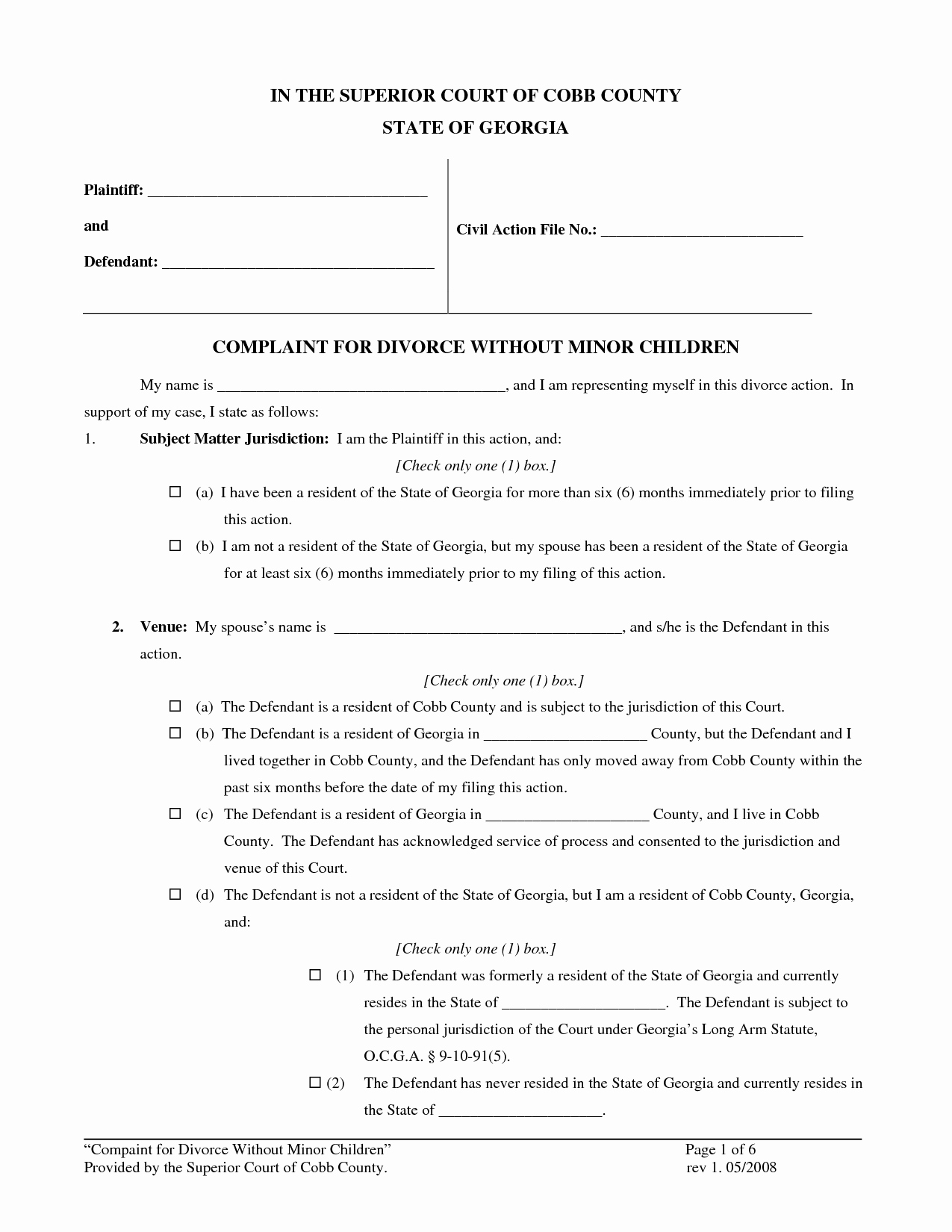 Best S Of Free Marital Separation Agreement forms