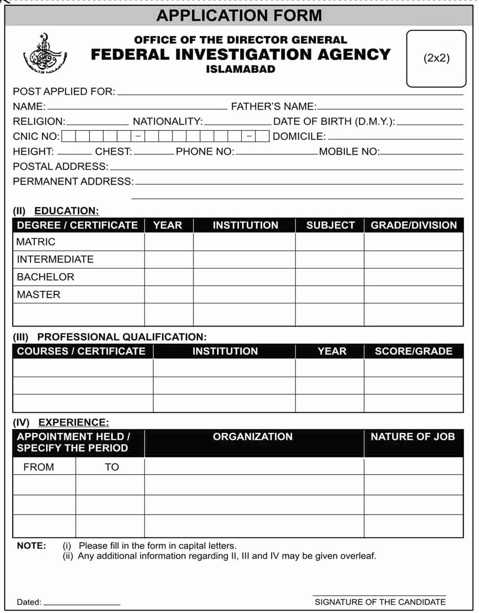 Best S Of Free Printable Employment Application