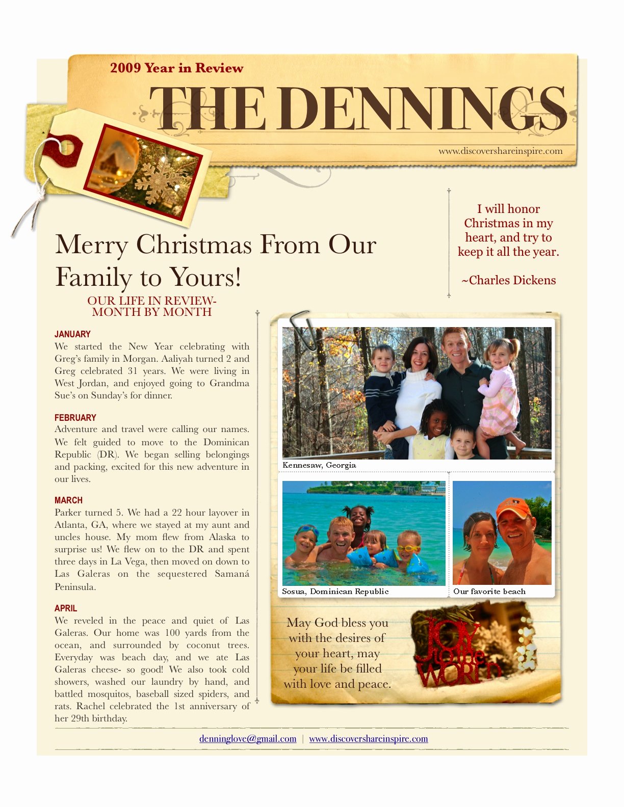 Best S Of Holiday Family Newsletter Template