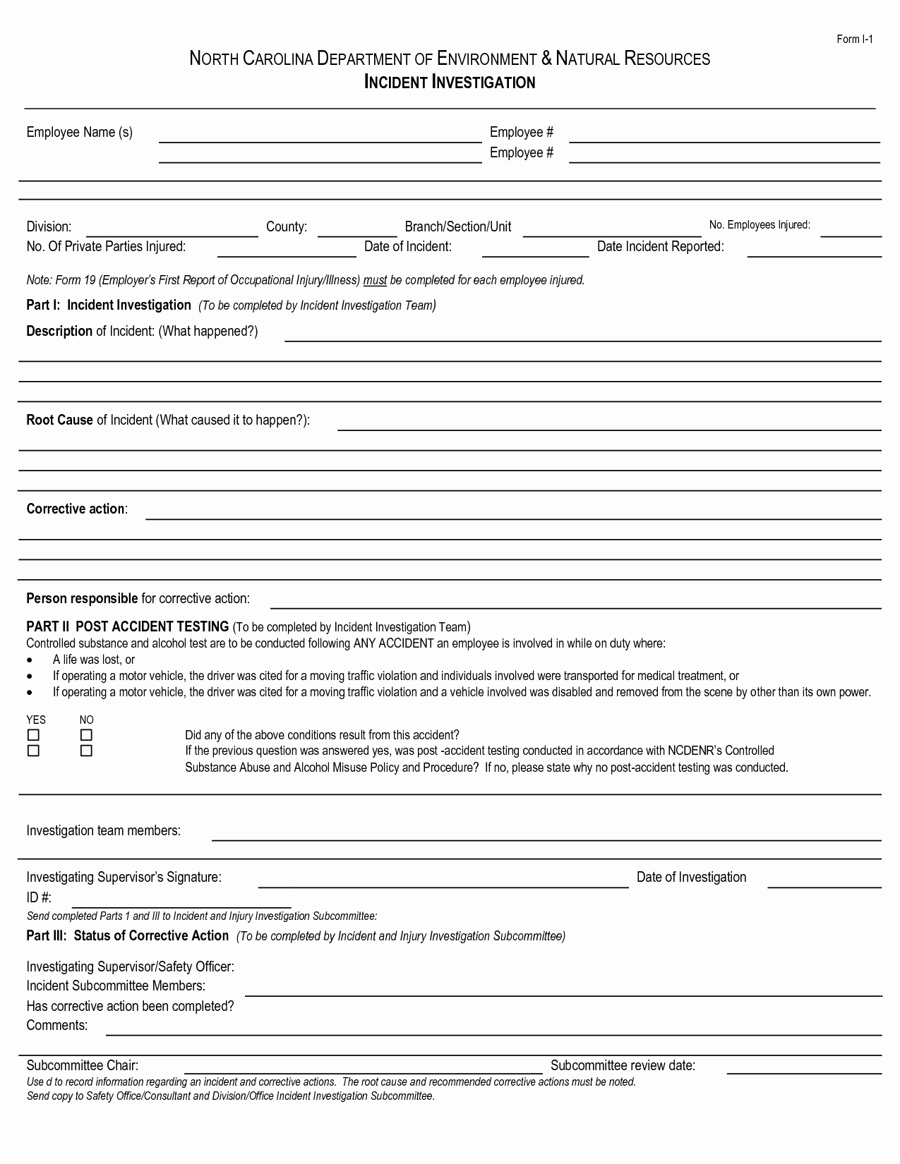 Best S Of Human Resources Incident Report Template