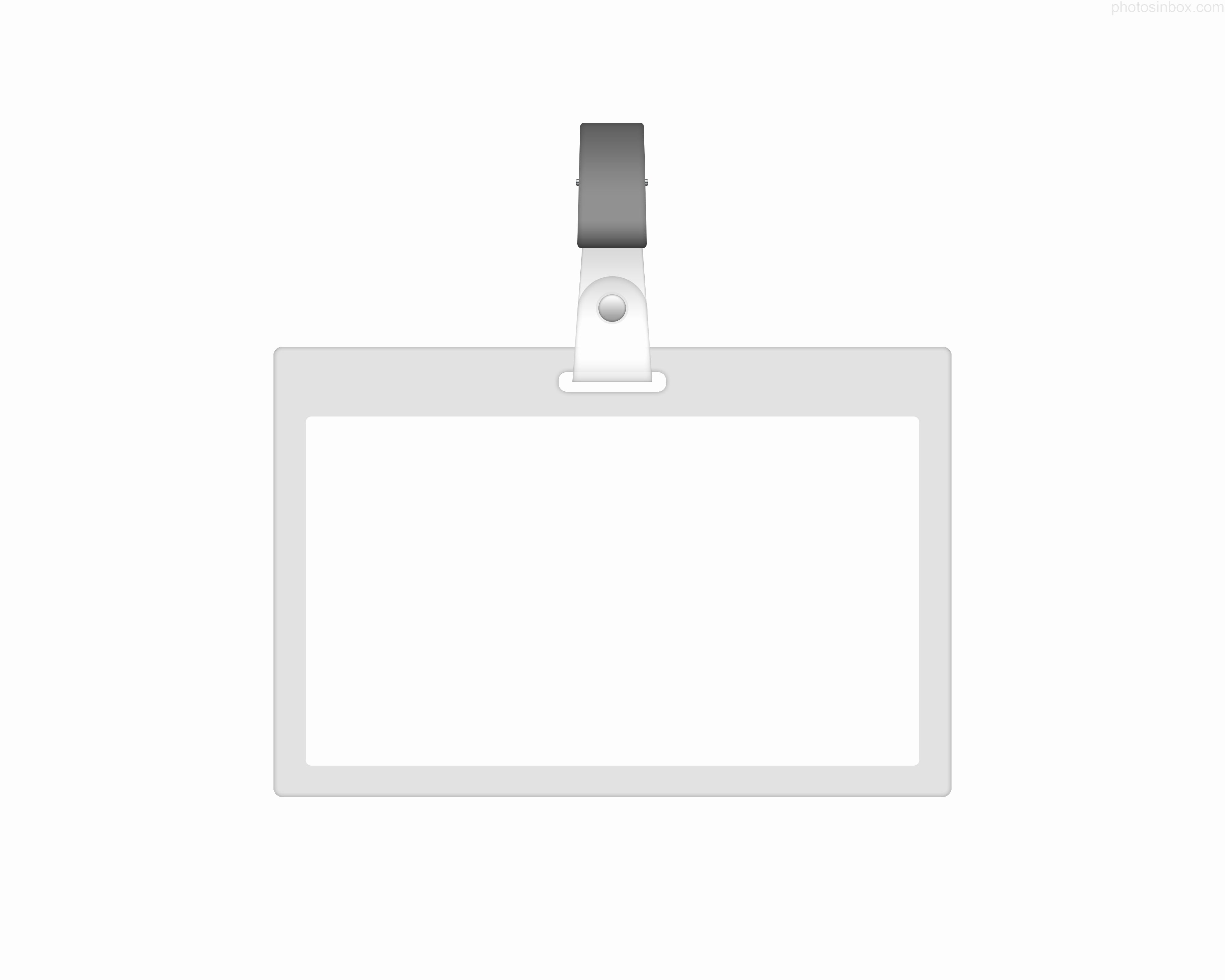 post id badge template