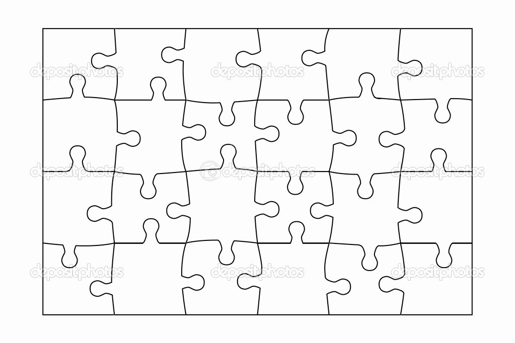 Best S Of Jigsaw Puzzle Template 8 5x11 10 Piece