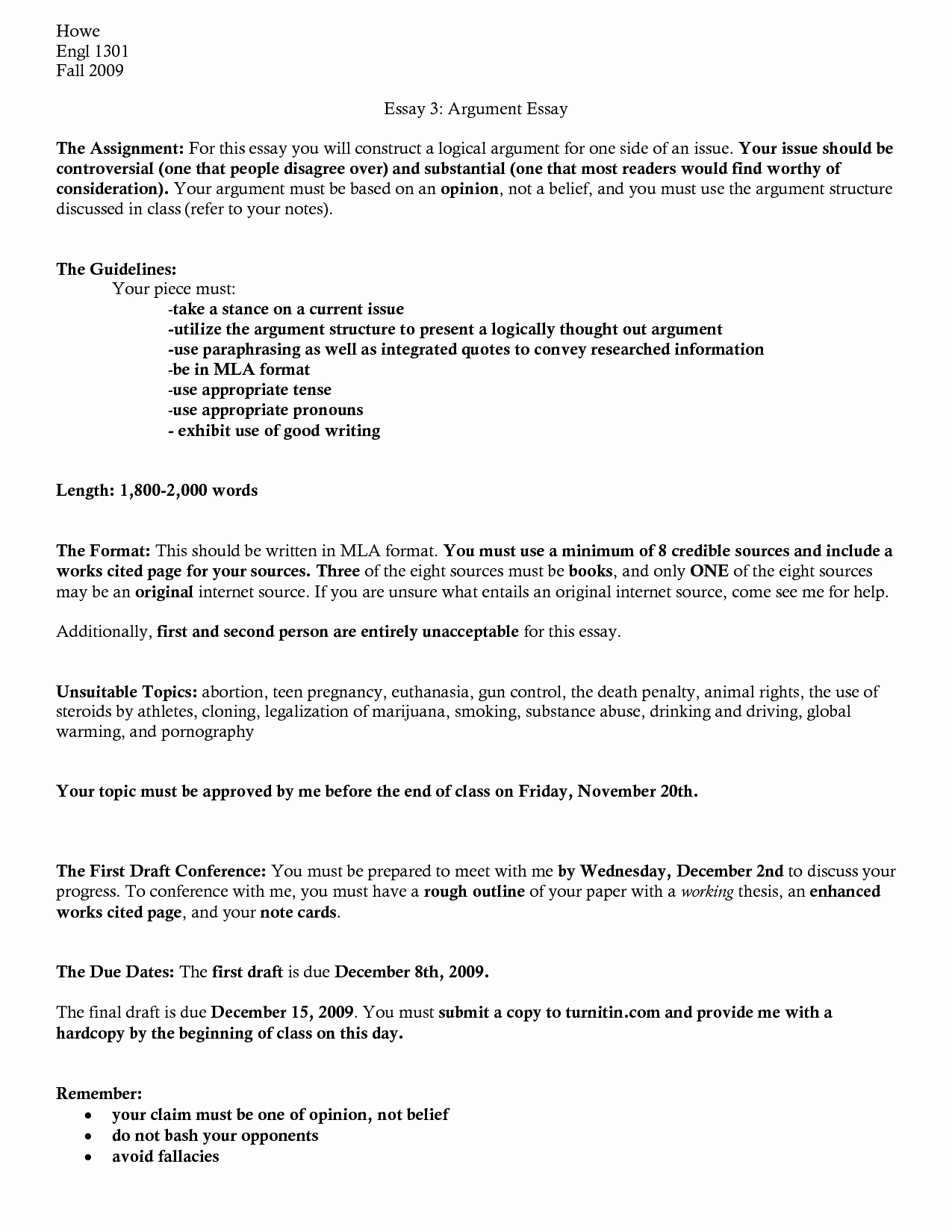 Mla format Outline Template | Letter Example Template