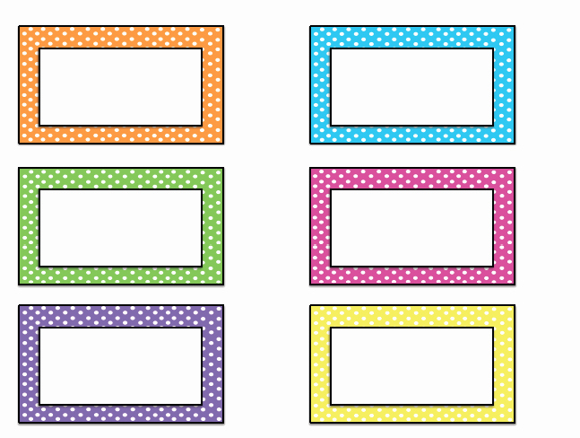 Best S Of Name Card Templates for Preschoolers