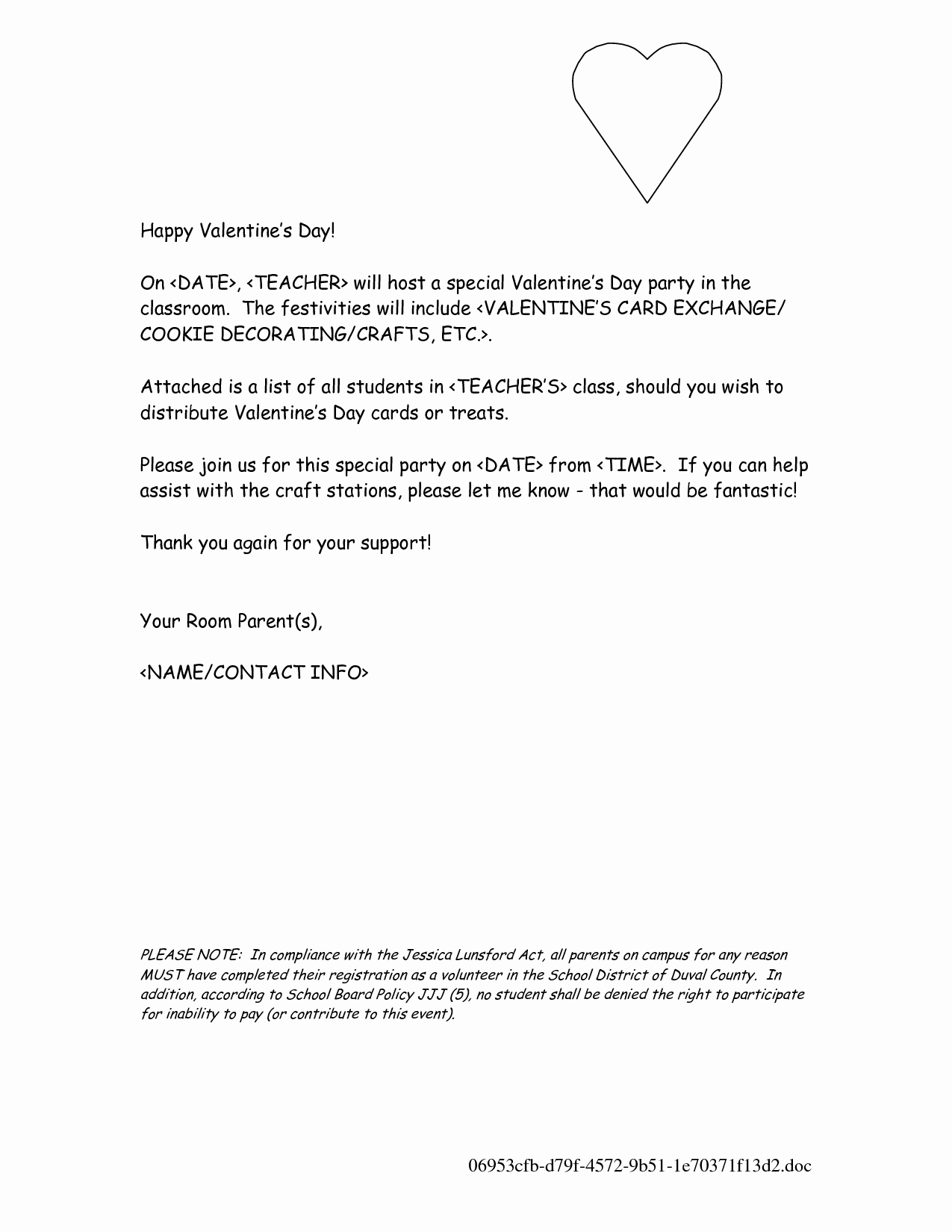 Best S Of Party Letter Template Business Invitation
