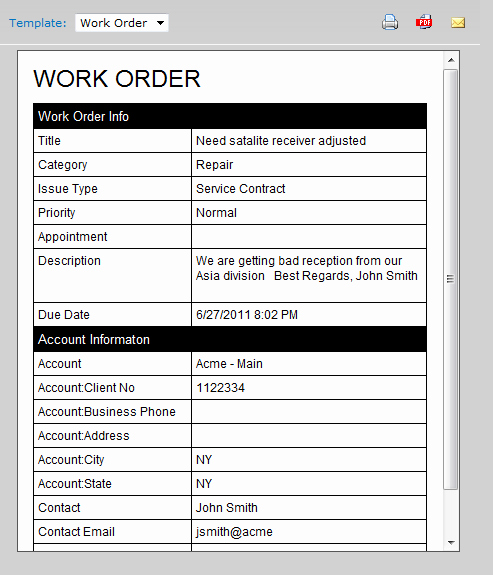 Best S Of Service Work order Template Work order