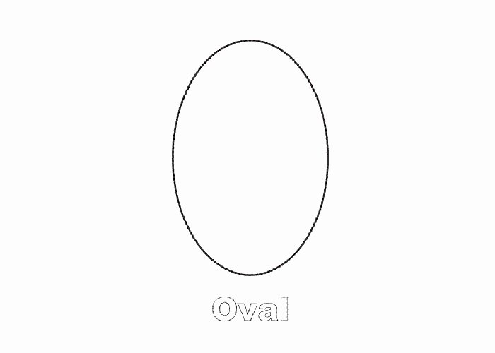 post small printable oval shapes